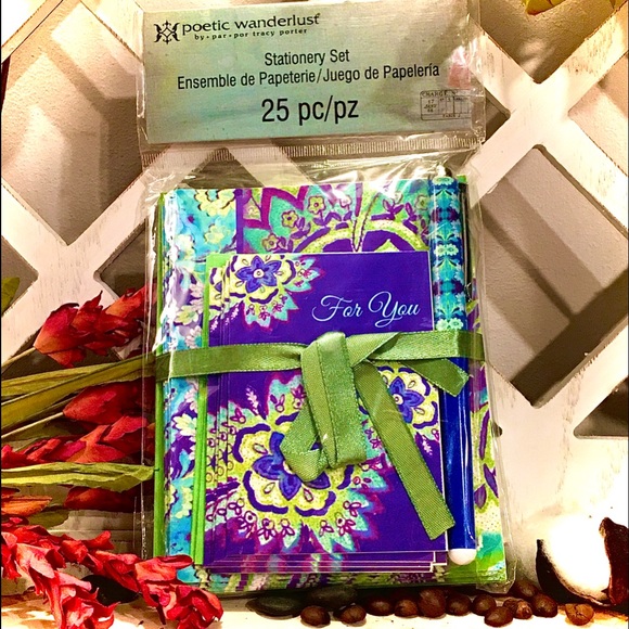 Blank Card Stationery Set with Pen CLEARANCE - Picture 3 of 6